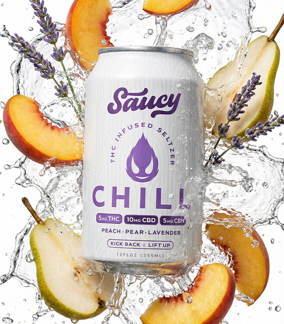CHILL - 6-Pack Infused Seltzer – Saucy Seltzer