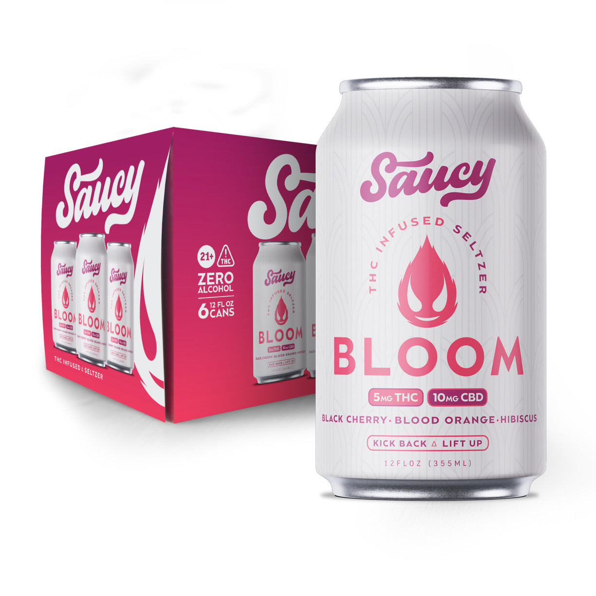 BLOOM - 6-Pack Infused Seltzer – Saucy Seltzer