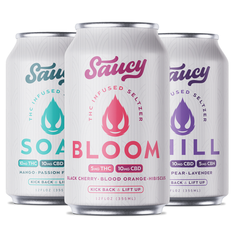 Saucy Vibes Pack - 6-pack Infused Seltzer Variety Pack